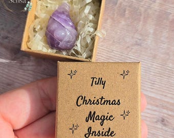 Personalised Christmas Crystal Box, Engraved Name, Mini Gift (1st December)