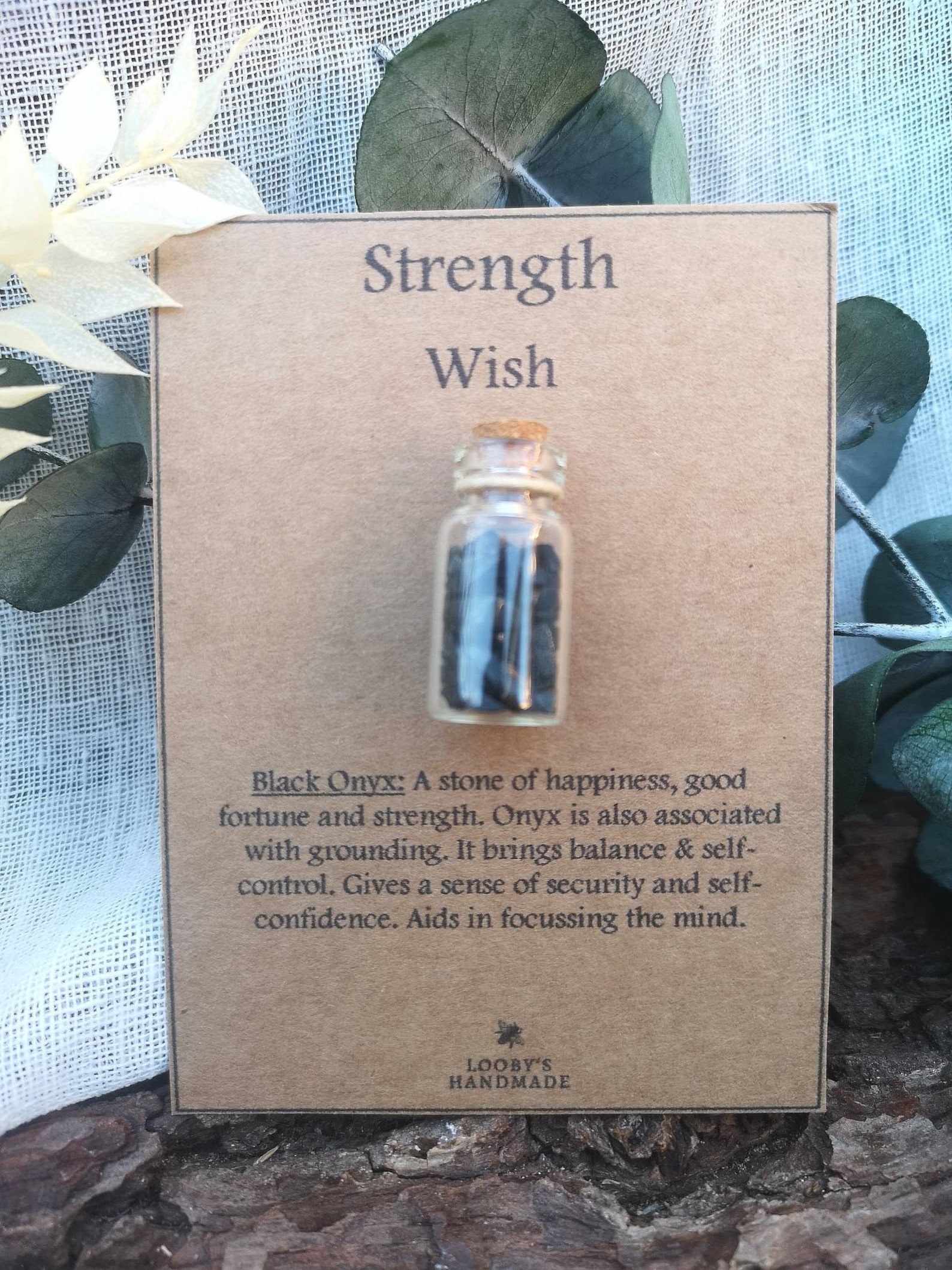 Crystal Wish Bottle. Wish Jar. Mini Bottle of Crystals for Etsy