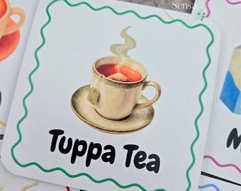 Toddler Mispronunciation Coasters, Funny Childhood Saying Gift, Family Keepsake for Parents and Grandparents