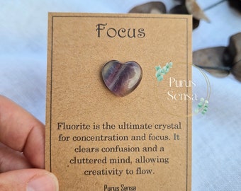Fluorite Crystal for Focus, Exams, and Study - Natural Crystal Gift