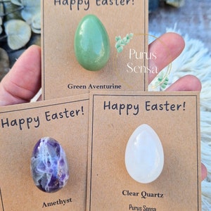 Crystal easter gift. Crystal egg. Crystal for Easter. For him / her. Happy Easter. Unique