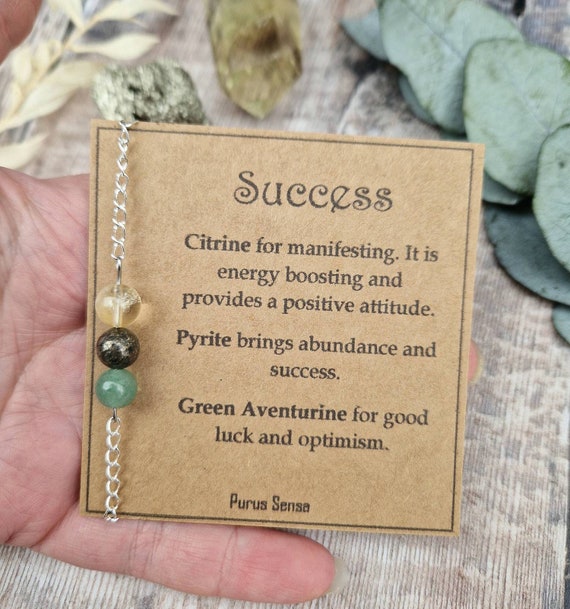 Crystal Bracelet for Success.success Crystal Bracelet. Success