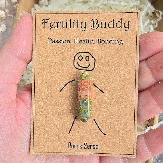 Fertility support gift. Cute fertility crystal. Ivf gift. Crystal for pregnancy. Premium unakite crystal for fertility. Fertility gift