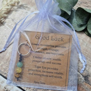 Crystal Keyring for Good Luck. Good Luck Gift. Crystals for Good Luck ...
