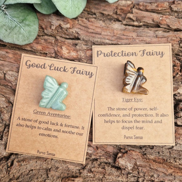 Good luck fairy. Protection fairy . Crystal for good luck. Crystal for protection. Good luck gift. Protection gift