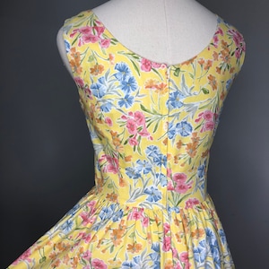 Vintage Laura Ashley pastel floral sundress image 8