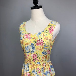 Vintage Laura Ashley pastel floral sundress image 2