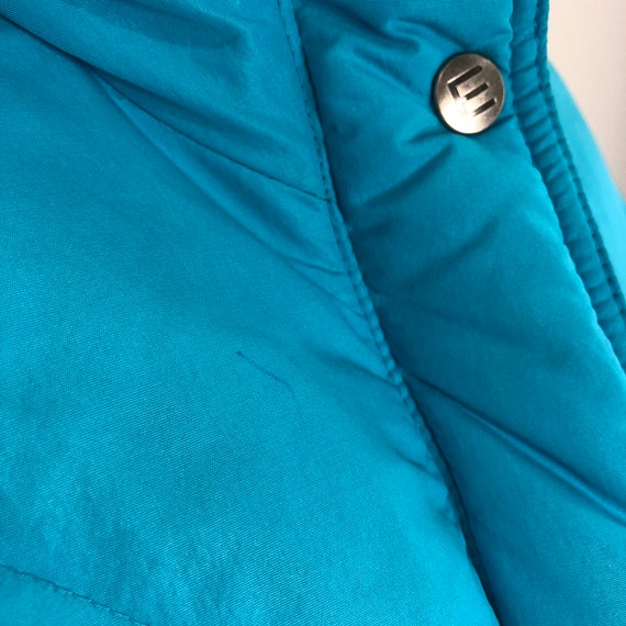 Vintage 80’s colorblock down puffer jacket - image 9