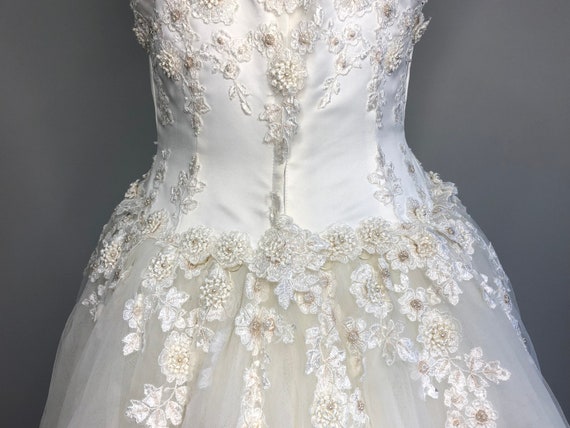 Vintage Lady Eleanor embellished wedding dress ba… - image 6