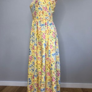 Vintage Laura Ashley pastel floral sundress image 6