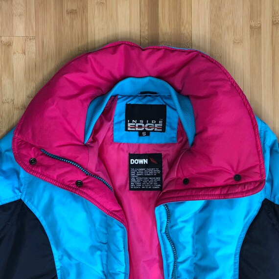 Vintage 80’s colorblock down puffer jacket - image 5