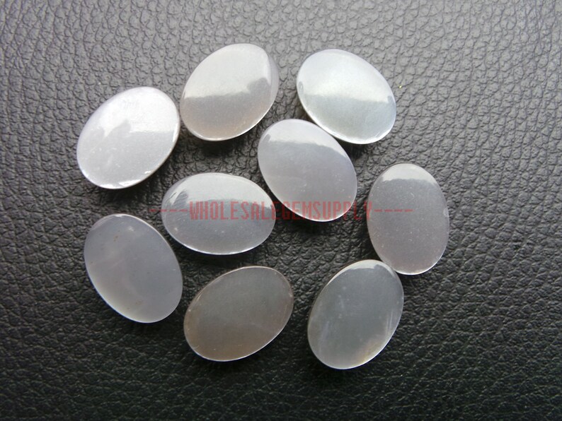 18x13 MM Wholesale #WLGM49 Grey Moonstone Cabochon- Grey Moonstone Smooth Oval Cabochon Rare Grey Moonstone Gemstone Cabochon