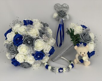 Blue Hydrangea Flower Crown