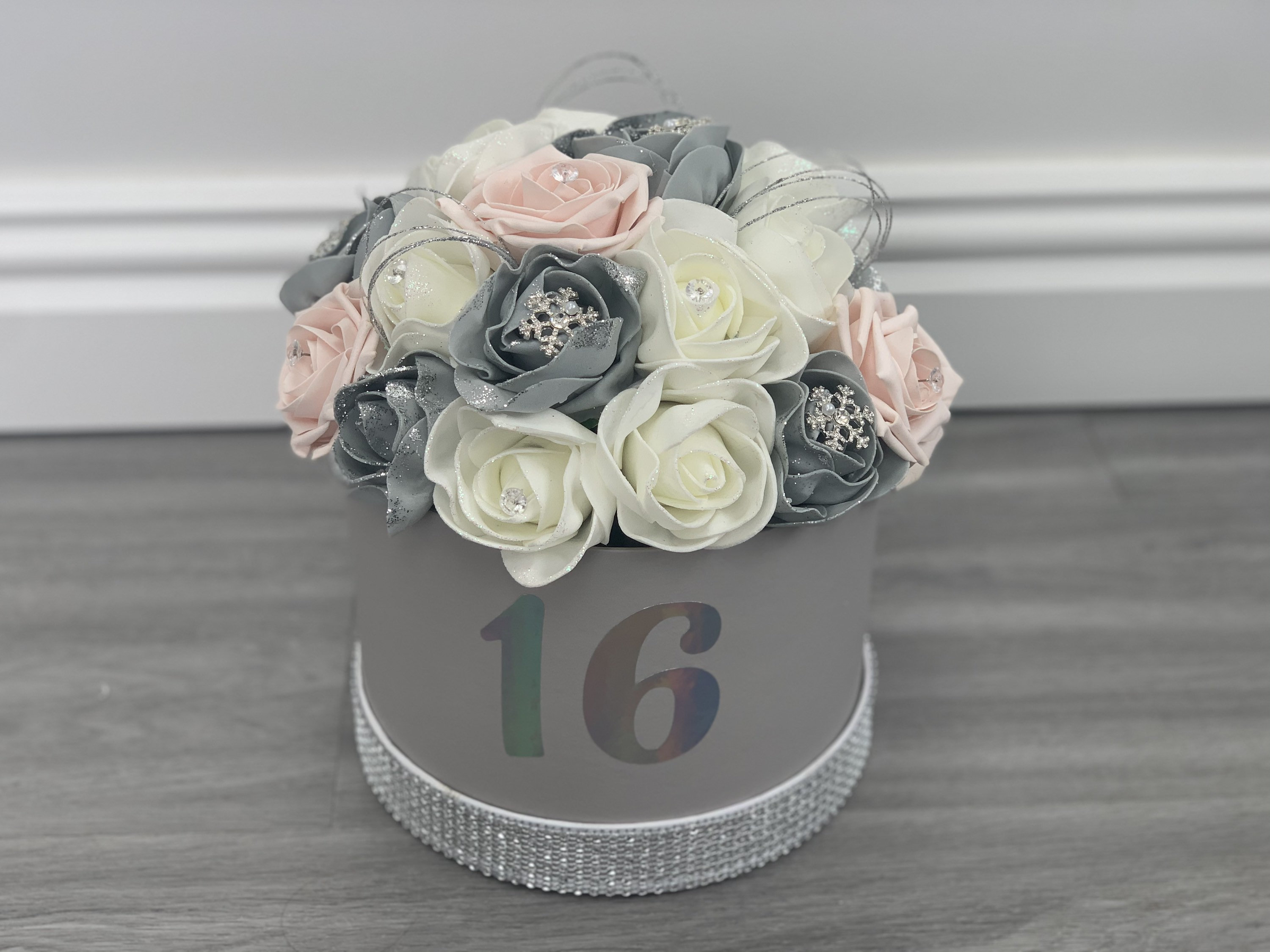 Flower Hat Boxes Wedding Gifts Thank You Gifts Happy Birthday Etsy UK