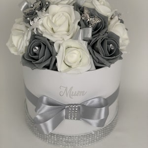 Artificial Flower hat Boxes Personalised Gifts Thank You Gifts happy birthday Mothers Day image 3