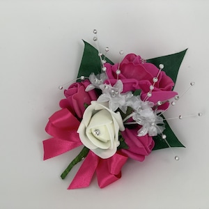 Alfiler de boda o graduación en ramillete de flores ojal damas madres de las novias imagen 8