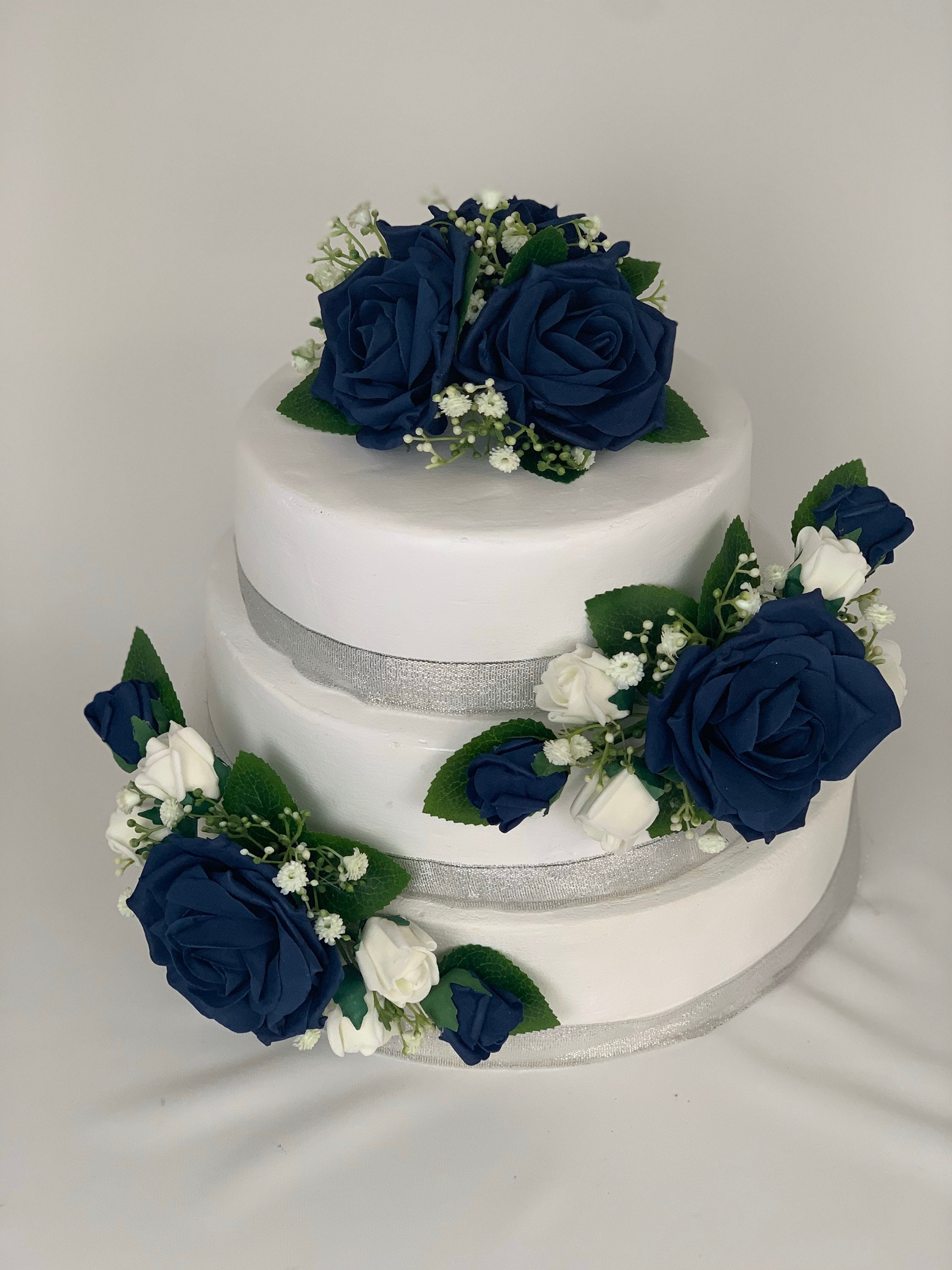 Light Mint Green Wedding Flowers 3 Piece Roses Cake Topper Flowers NEW for 2020 