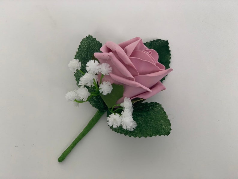 Artificial wedding bouquets flowers sets ivory dusky pink