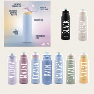 Personalized Engraved Sports Water Bottle | Engraved Water Bottle | Basketball | Football | Hockey | Volleyball | Baseball | Wrestling
