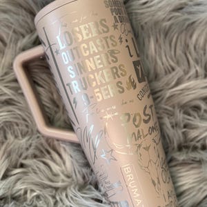Post Malone Inspired Tumbler | song tumbler | band tumbler  | hip hop | country