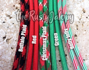 CHRISTMAS Face Mask Lanyard for Face Mask Chain w/ Ear Saver for Buffalo Plaid Face Mask Teacher Gift Holiday Pack Christmas PJs Red Green