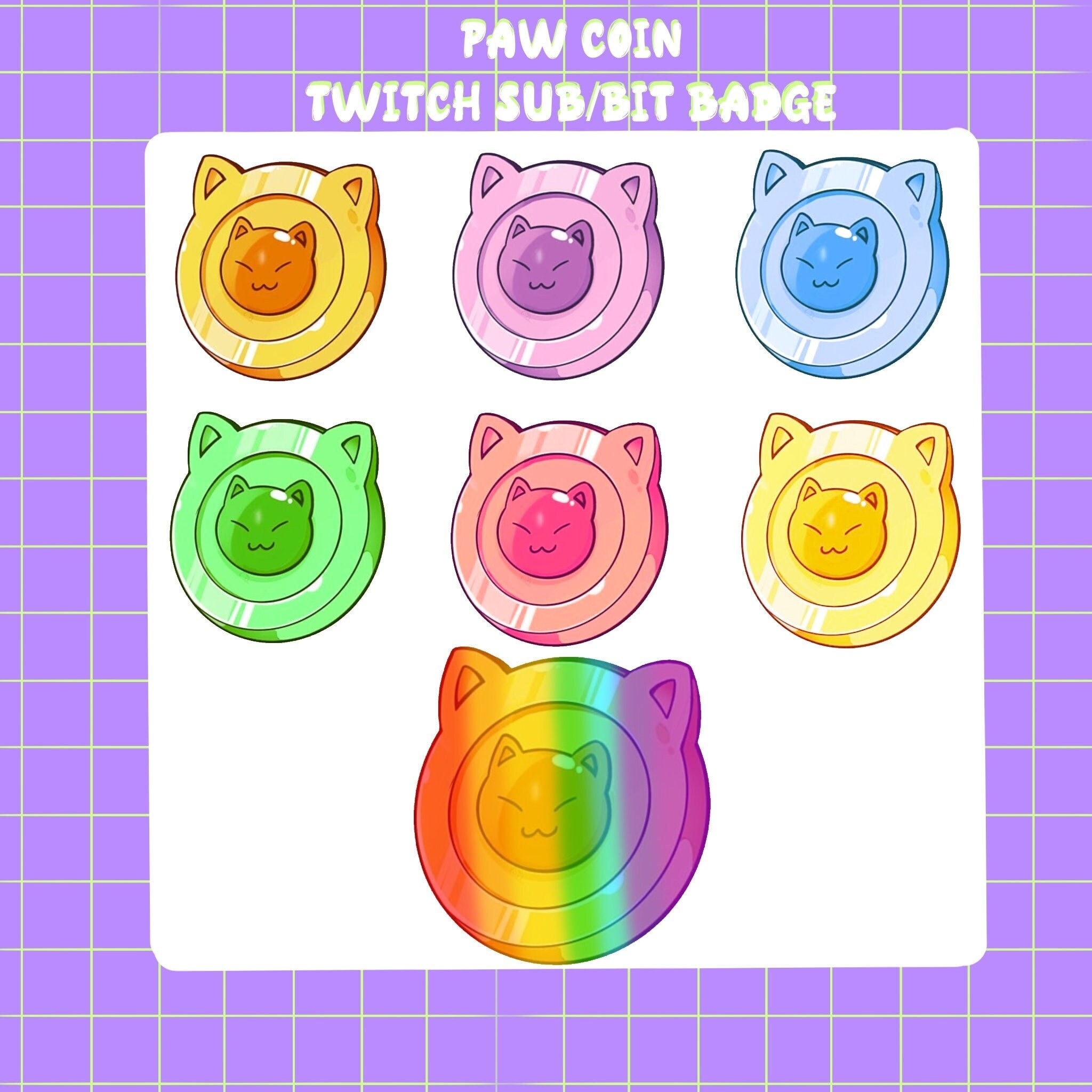 Twitch Sub Badge: Kitty by nicodesign06 on DeviantArt