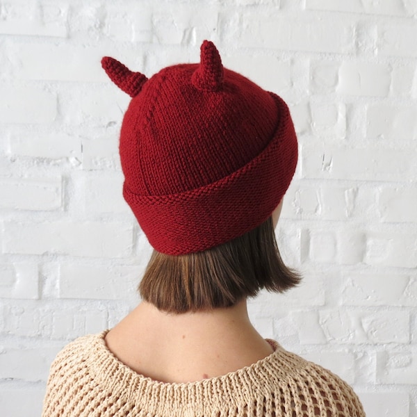 Hat With Horns Etsy