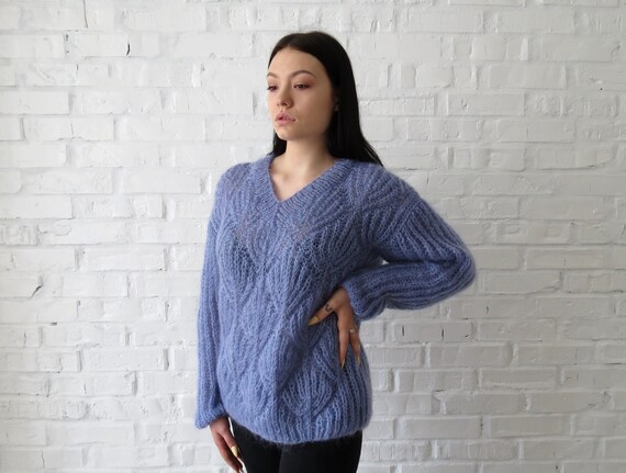 Womens fluffy pullover sale