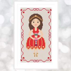 Nutcracker Cross Stitch Set | Christmas Cross Stitch Pattern | Ornament ...