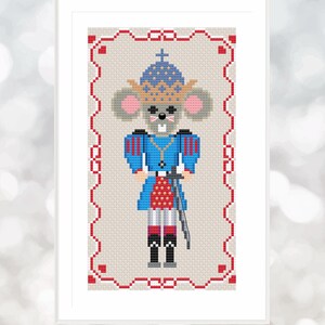 Nutcracker Cross Stitch Set | Christmas Cross Stitch Pattern | Ornament ...