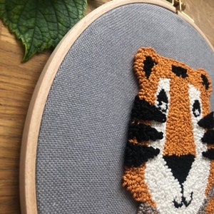 Tigger Punch Needle Pattern PDF Beginner Pattern How to Punch Needle Punch Needle Instructions Beginner Punch Needle Easy Punching image 4