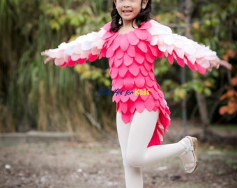 Pink Flamingo Costume for Kids or Adults