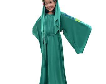 Te Fiti Inspired Costume or Green Screen dresss for All Ages