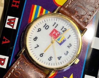 Vintage Ultimate Toy Store Fossil collectible watch a tribute to FAO Schwarz in New York City the oldest toy store a working watch