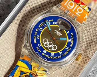 Swatch SILVER BARON SAM104 1994 Automatic Watch New old