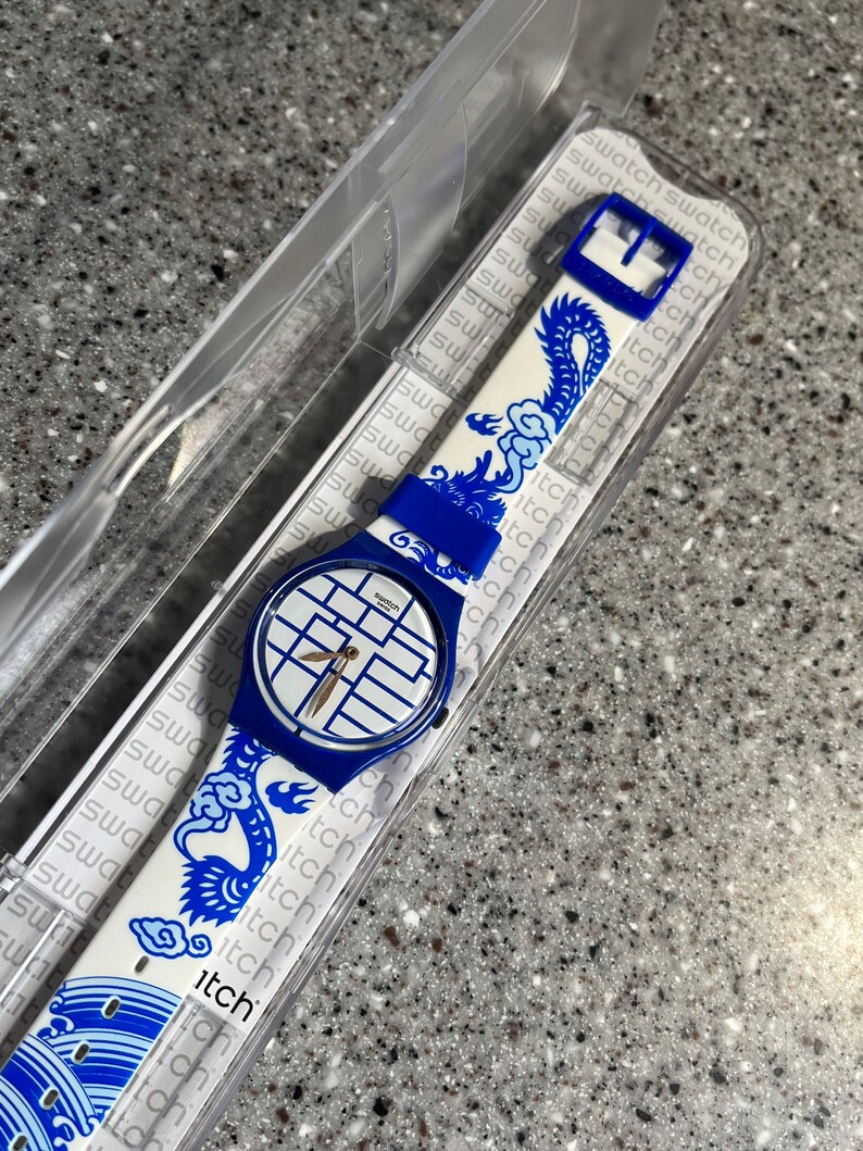 Swatch Watch Chinese Year of the Dragon Special Swatch Watch Etsy