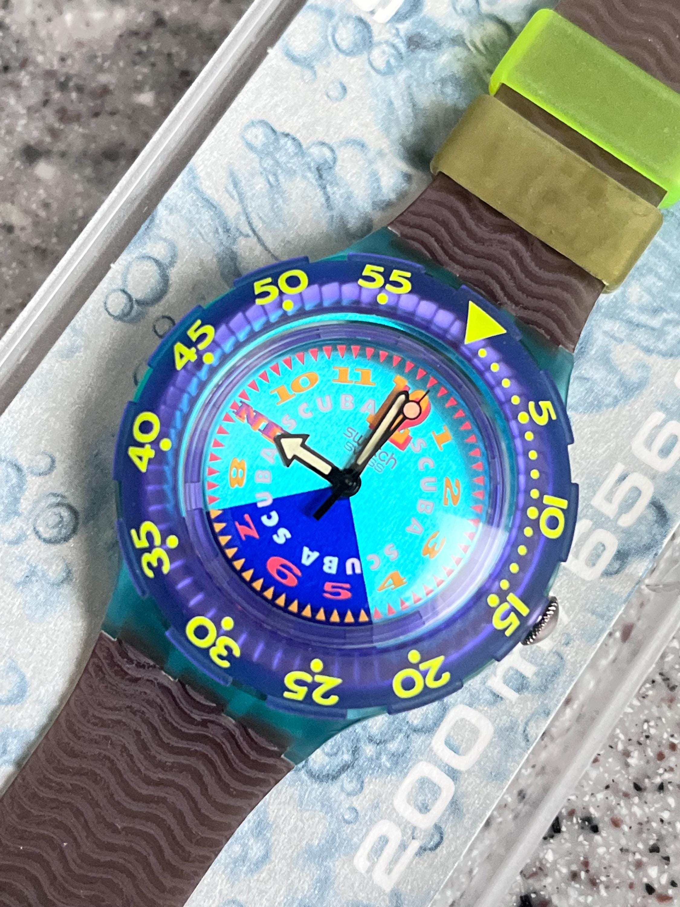 スウォッチ スクーバ 200 1993年モデル Tech Divingのバンド