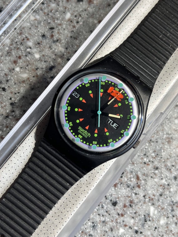 Wristwatch Swatch Watch Vintage Batticuore GB724 … - image 1