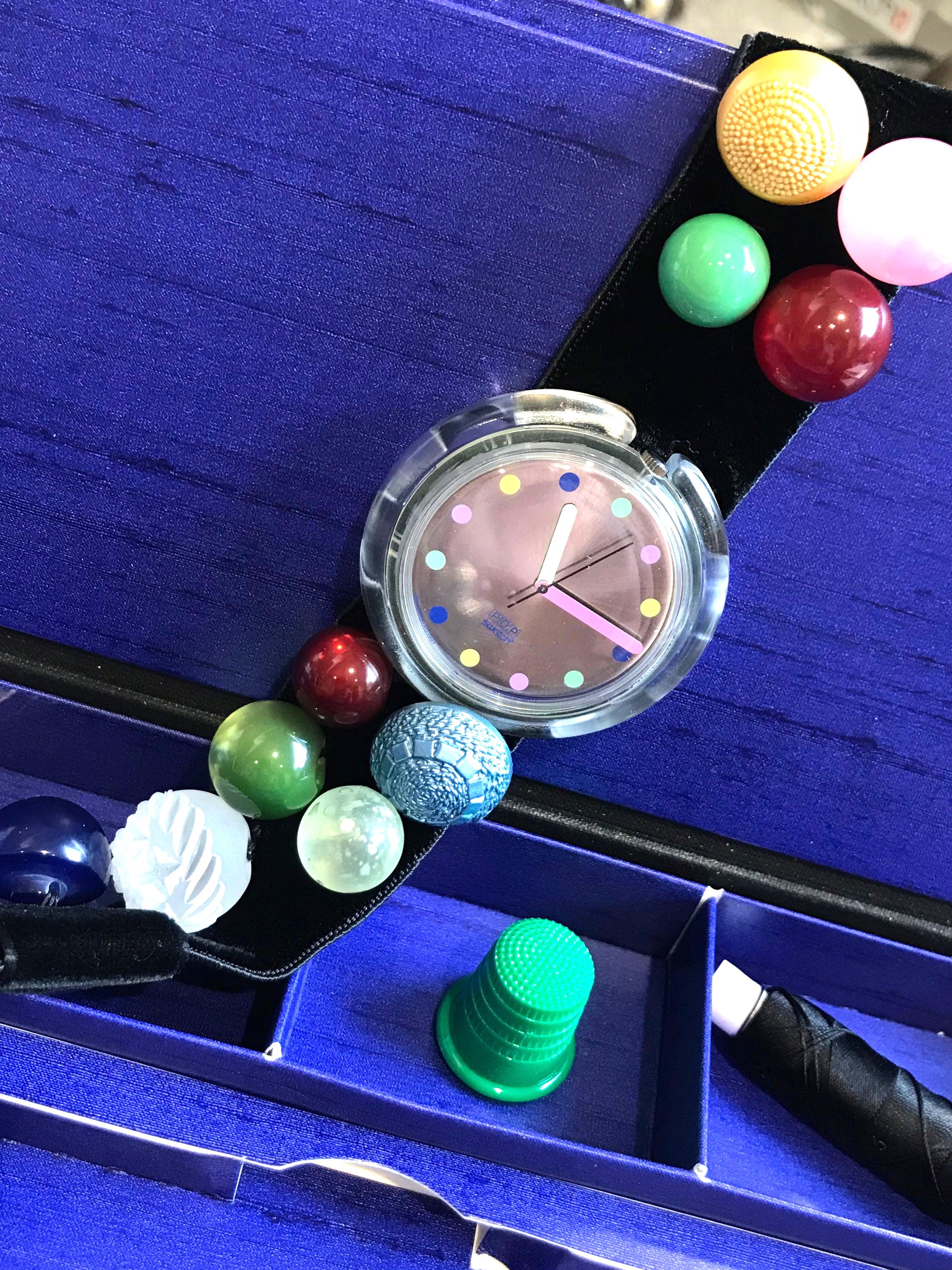 Rare Vintage Swatch POP 91 Limited Numbered Bottone PWK153