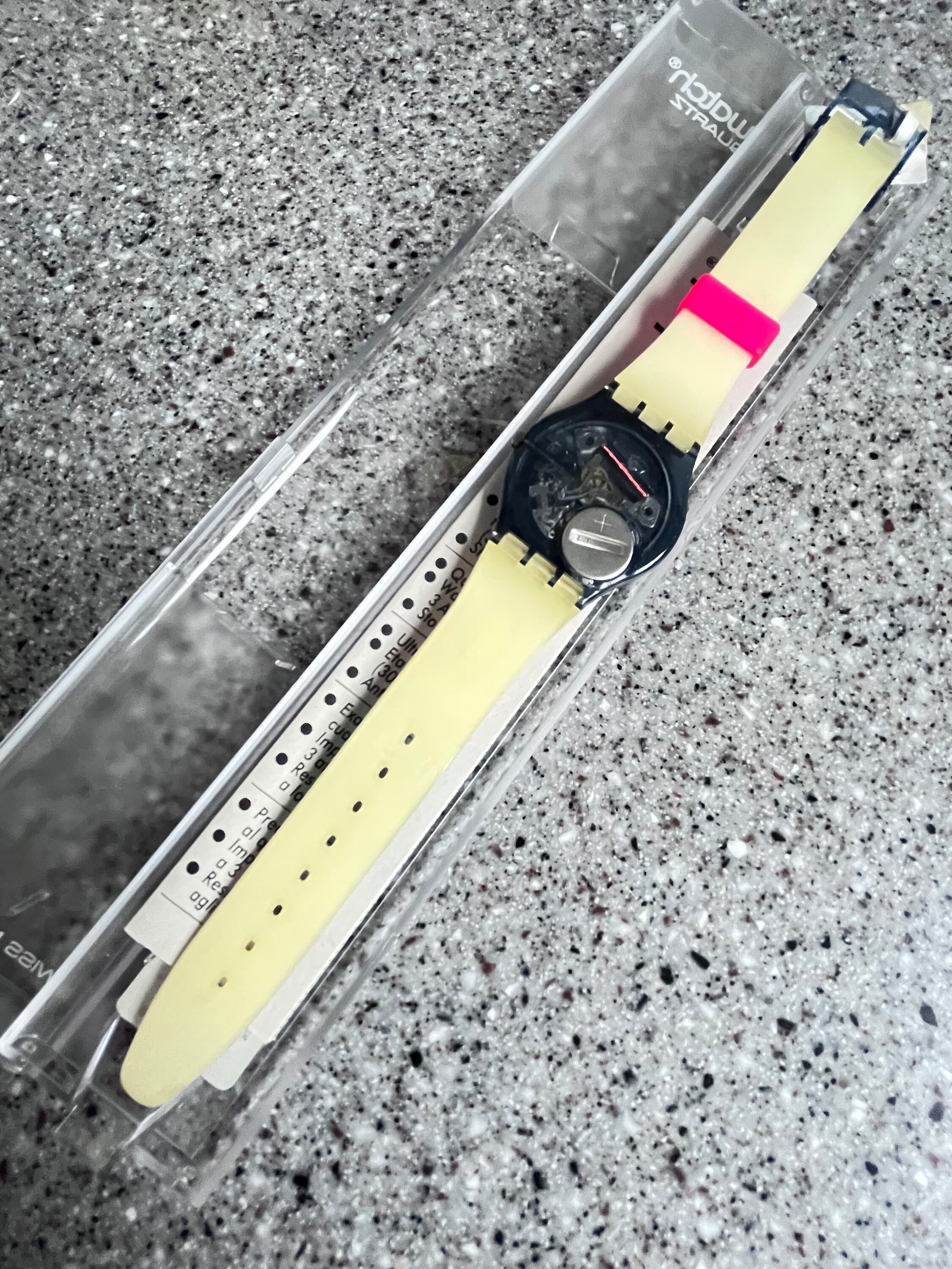 New Vintage Swatch Watch 34mm Original Band Called SARI