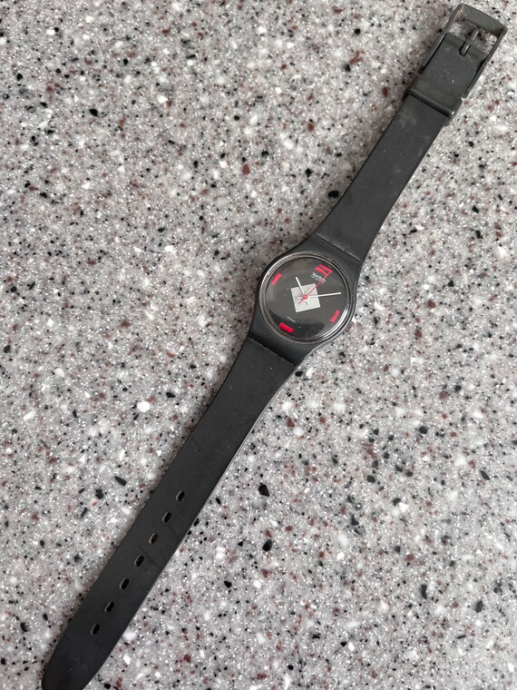 Buy 1984 VERY RARE Mah Jong 25mm Swatch Watch Running With  display picture 2