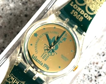 NEW Vintage 1993 Swatch Watch Scuba 200 Swordfish SDG101 unworn