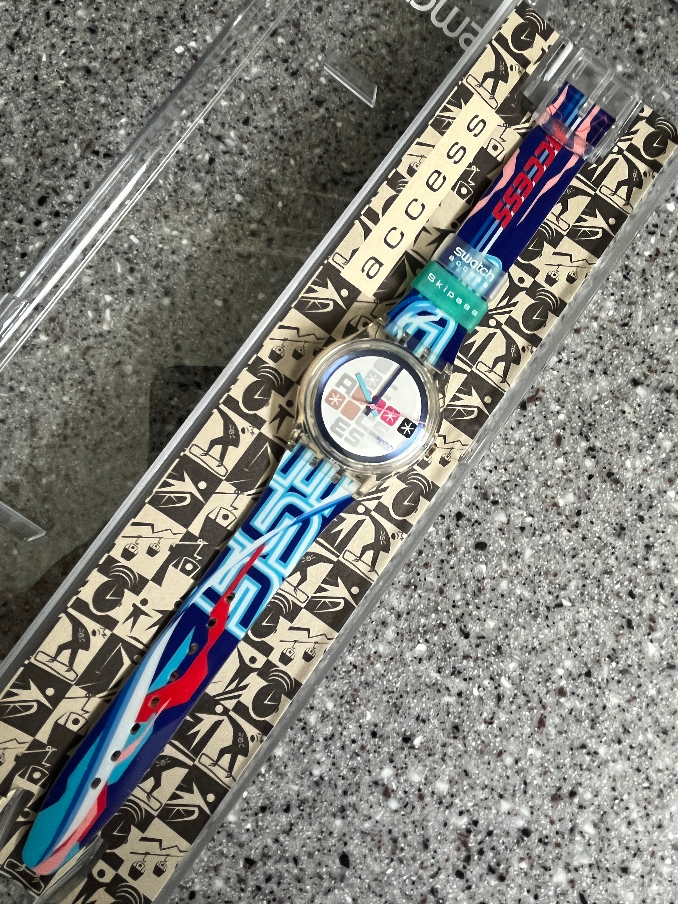 ヴィンテージ 未使用 新品 1997年 スウォッチ アクセス ウォッチ Comin 