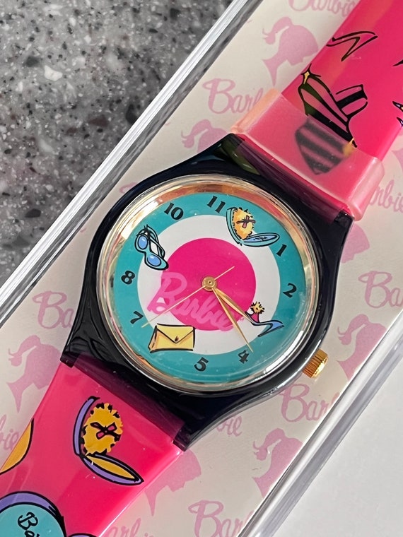 SOLD Limited Edition Mattel Barbie Doll Fossil Wristwatch in Lunch Box →  Hotbox Vintage