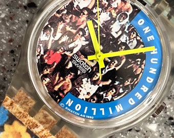 Swatch Watch Vintage 1991 GZ126 the People One Hundred