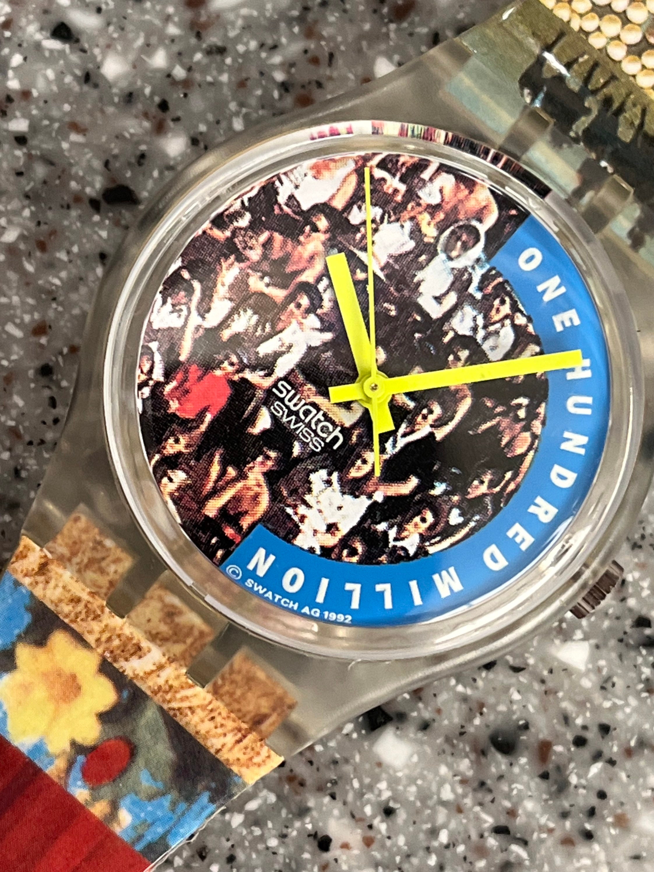 Swatch Watch Vintage 1991 GZ126 the People One Hundred