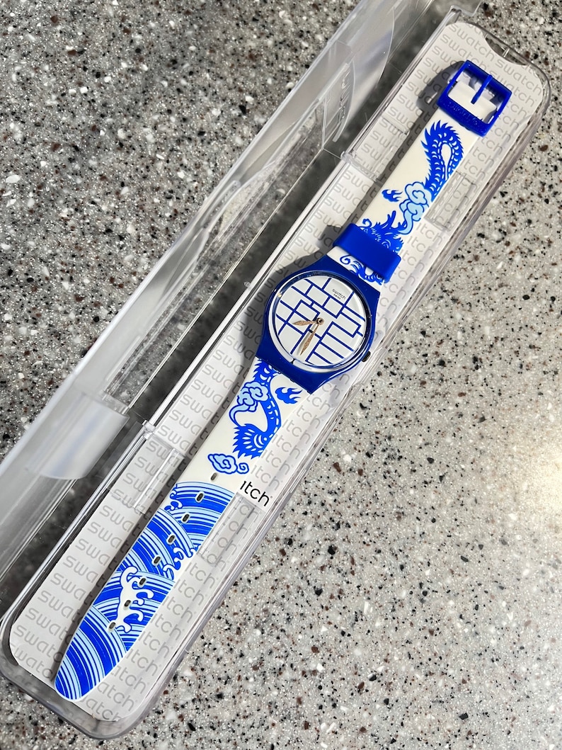 Swatch Watch Chinese Year of the Dragon Special Swatch Watch Etsy