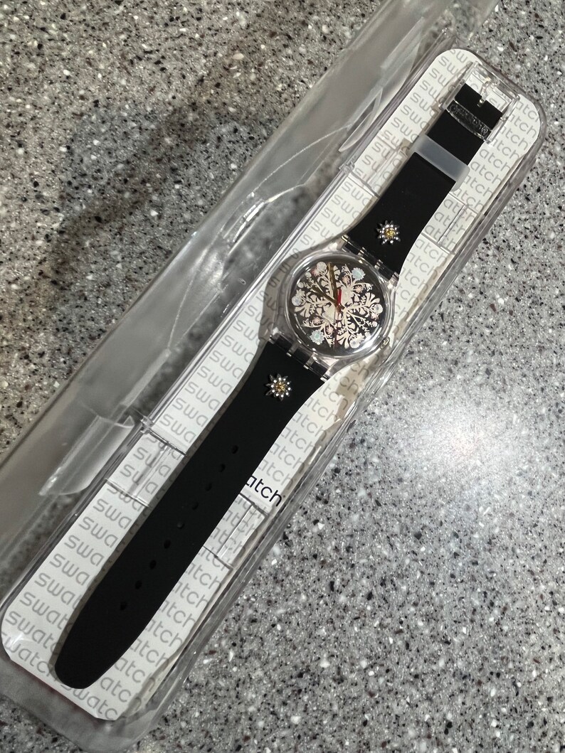 Bergstrussli Swatch Watch SUOK142 Fabulous Design 41mm New in | Etsy Canada