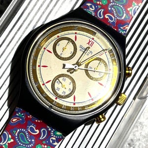 1990年代製 SWATCH 腕時計 10本まとめて スウォッチ スイス製 スウォッチ クロノ ヴィンテージ 90年代 SCB108 賞品 新品箱入り 未