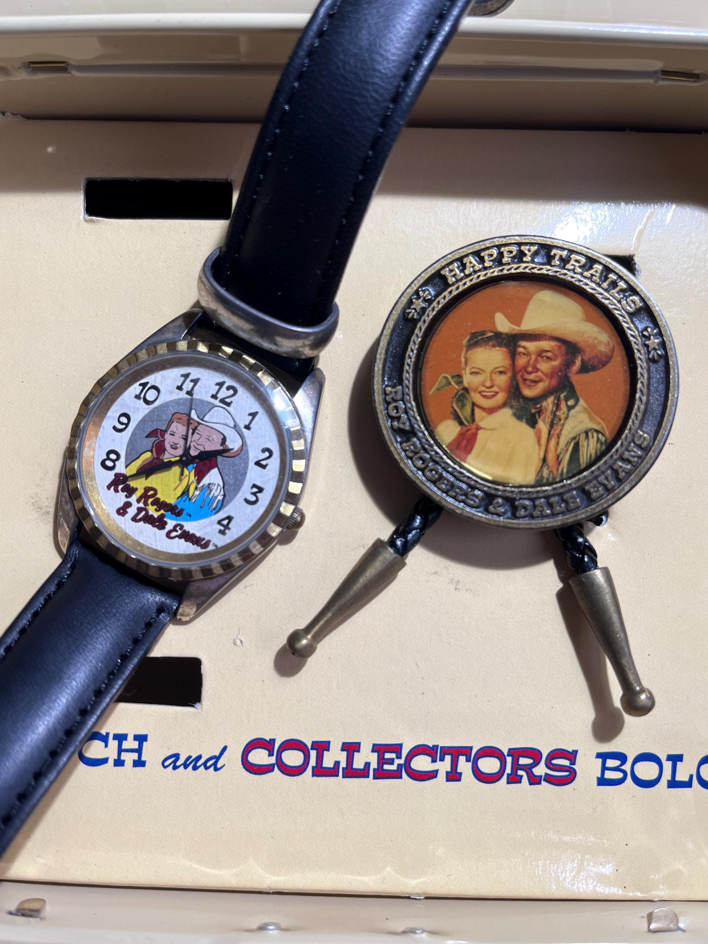 Vintage HAPPY TRAILS Roy Rogers and Dale Evans Fossil  display picture 3